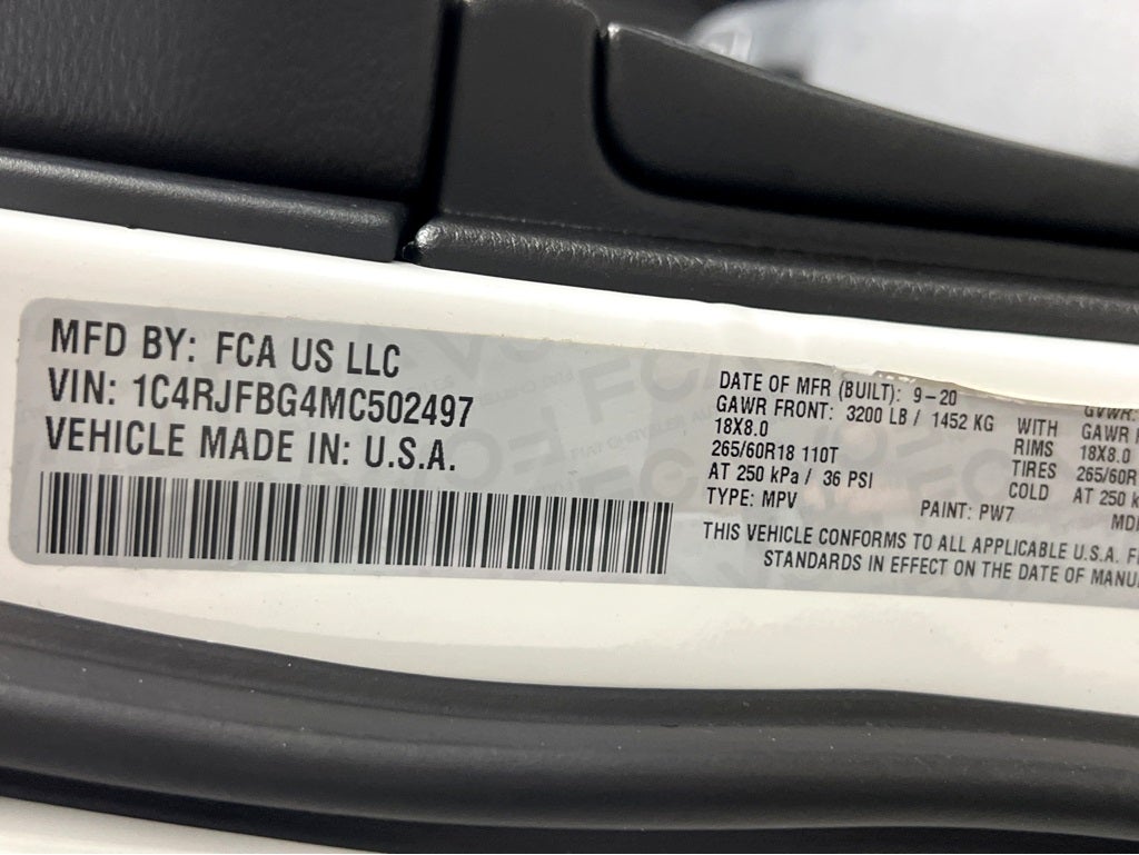 2021 Jeep Grand Cherokee Limited