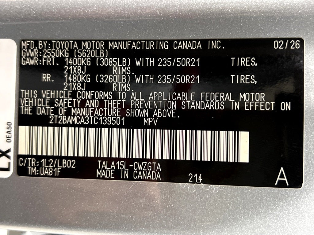 2026 Lexus RX 350 Premium+