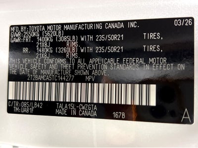 2026 Lexus RX 350 Premium+