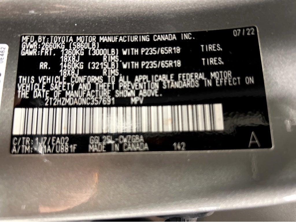 2022 Lexus RX 350 PREMIUM NAVI PANO