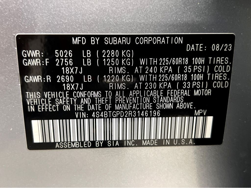 2024 Subaru Outback Touring XT