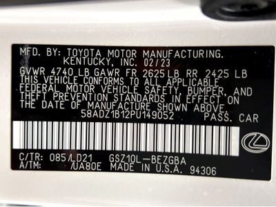2023 Lexus ES 350 PREMIUM