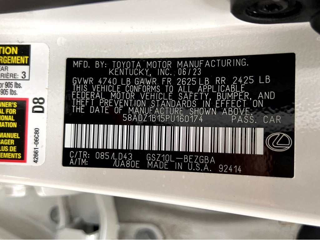 2023 Lexus ES 350 PREMIUM