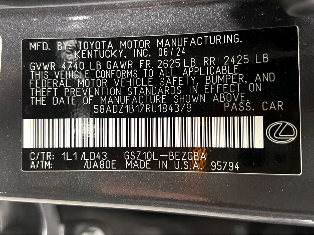 2024 Lexus ES 350 PREMIUM