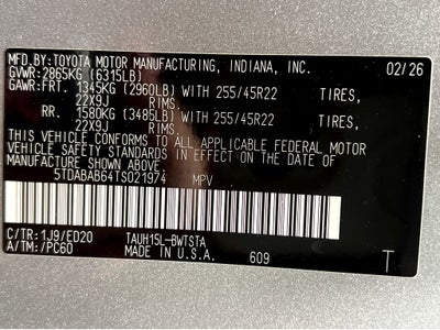 2026 Lexus TX 500h F SPORT Performance Premium