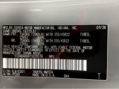 2026 Lexus TX 500h F SPORT Performance Premium