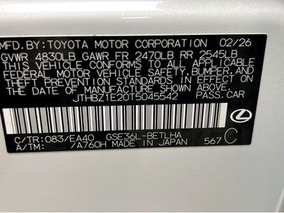 2026 Lexus IS 350 F SPORT Design
