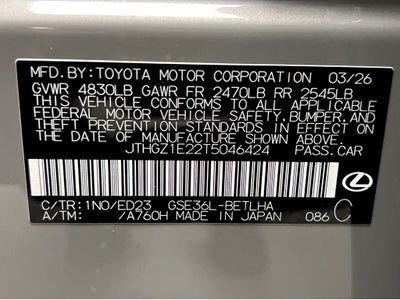 2026 Lexus IS 350 F SPORT