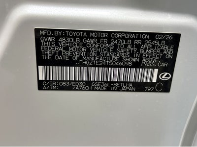 2026 Lexus IS 350 F SPORT
