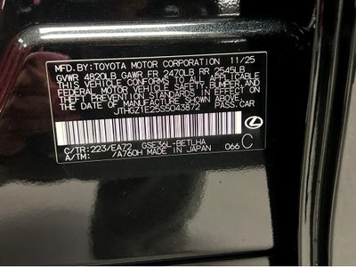 2025 Lexus IS 350 F SPORT