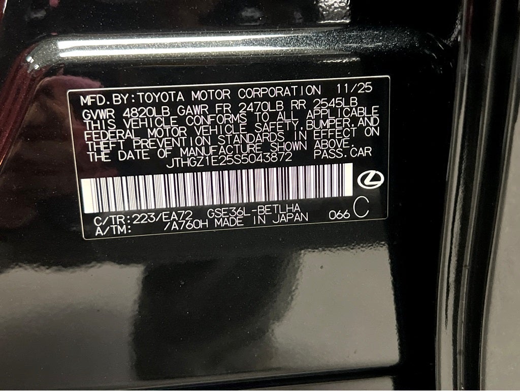 2025 Lexus IS 350 F SPORT