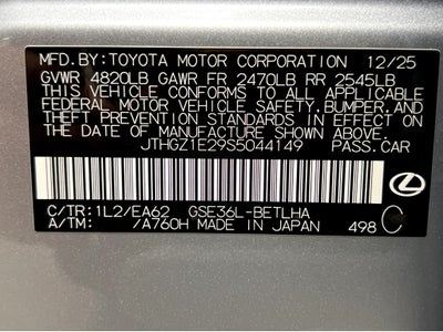 2025 Lexus IS 350 F SPORT