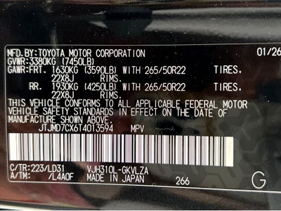 2026 Lexus LX 700h F SPORT