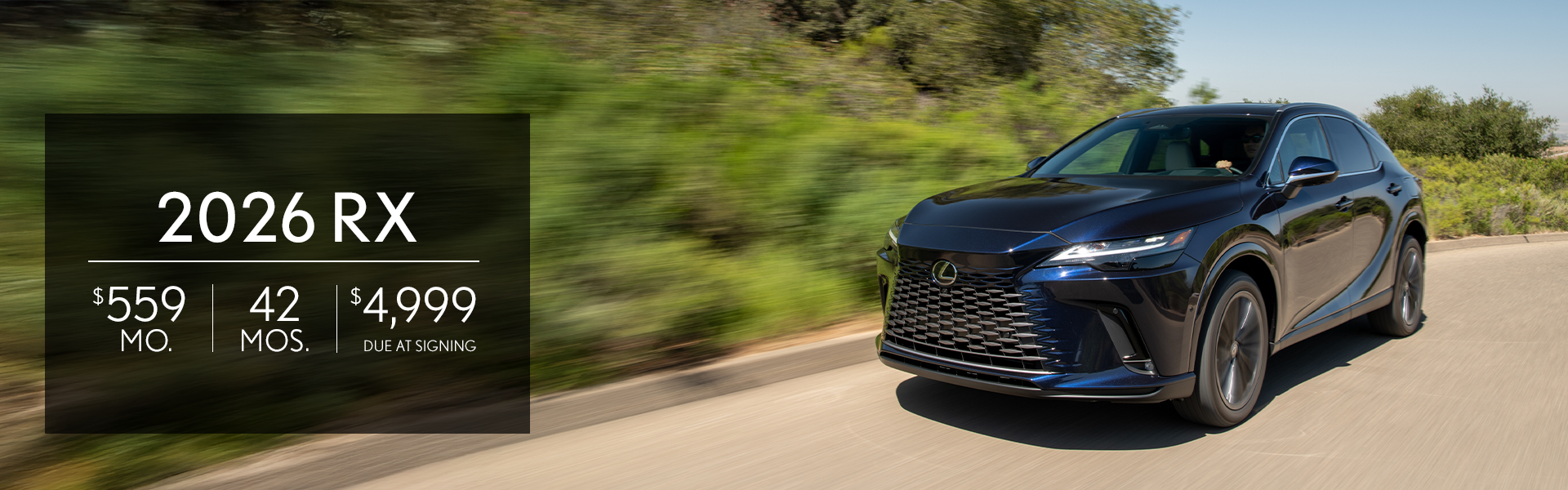 January Lease Offer 2026 RX